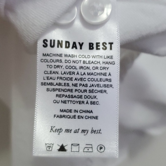 Aritzia Sunday Best Button Down shirt - Picture 4 of 5